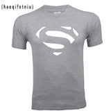 Comic LOGO Super Hero T Shirt Superman Batman Captain America the Flash Marvel Movie Men Cosplay T-Shirts superhero Geek Tee