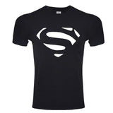 Comic LOGO Super Hero T Shirt Superman Batman Captain America the Flash Marvel Movie Men Cosplay T-Shirts superhero Geek Tee