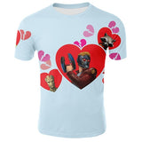 Summer Groot Harajuku Anime T-Shirt Cotton Short Sleeves Casual Male Tshirt men Marvel street fashion casual clothing