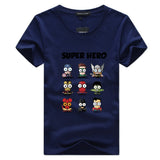 The Avengers Super Hero Marvel Cotton T Shirt Homme 2019 Avengers Endgame Men Tops Tees Mens Skateboard Shirts Summer Tops 5XL