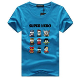 The Avengers Super Hero Marvel Cotton T Shirt Homme 2019 Avengers Endgame Men Tops Tees Mens Skateboard Shirts Summer Tops 5XL
