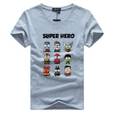 The Avengers Super Hero Marvel Cotton T Shirt Homme 2019 Avengers Endgame Men Tops Tees Mens Skateboard Shirts Summer Tops 5XL