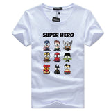 The Avengers Super Hero Marvel Cotton T Shirt Homme 2019 Avengers Endgame Men Tops Tees Mens Skateboard Shirts Summer Tops 5XL