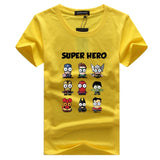 The Avengers Super Hero Marvel Cotton T Shirt Homme 2019 Avengers Endgame Men Tops Tees Mens Skateboard Shirts Summer Tops 5XL