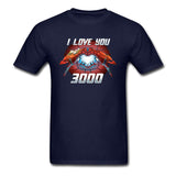 Tony Stark Ironman I Love You 3000 Times Men T-Shirt Love Heart Super Hero Spiderman Captain Marvel Endgame Avengers Tshirt