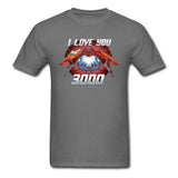 Tony Stark Ironman I Love You 3000 Times Men T-Shirt Love Heart Super Hero Spiderman Captain Marvel Endgame Avengers Tshirt