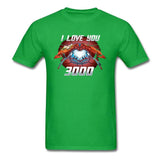 Tony Stark Ironman I Love You 3000 Times Men T-Shirt Love Heart Super Hero Spiderman Captain Marvel Endgame Avengers Tshirt