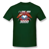 Tony Stark Ironman I Love You 3000 Times Men T-Shirt Love Heart Super Hero Spiderman Captain Marvel Endgame Avengers Tshirt