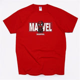 Men's Avengers Endgame Marvel  Funny Cartoon Cotton T Shirts Unisex Deadpool/Spiderman/Hulk/iron Man/Captain America T-shirts