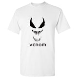 Marvel newest venom logo print cotton t shirt men fashion Summer casual short sleeves black male top tee Iron man t-shirt 2019