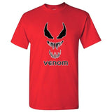 Marvel newest venom logo print cotton t shirt men fashion Summer casual short sleeves black male top tee Iron man t-shirt 2019