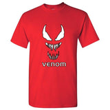 Marvel newest venom logo print cotton t shirt men fashion Summer casual short sleeves black male top tee Iron man t-shirt 2019