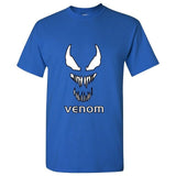 Marvel newest venom logo print cotton t shirt men fashion Summer casual short sleeves black male top tee Iron man t-shirt 2019