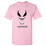 Marvel newest venom logo print cotton t shirt men fashion Summer casual short sleeves black male top tee Iron man t-shirt 2019