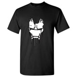 Marvel newest venom logo print cotton t shirt men fashion Summer casual short sleeves black male top tee Iron man t-shirt 2019