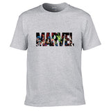 2019 New Fashion MARVEL T-Shirt Men Cotton Short Sleeves Casual Male Tshirt Marvel T Shirts Men Women Tops Tee Asian Size XS-2XL