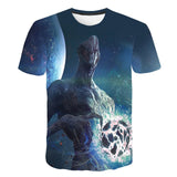 Harajuku Summer Fashion Superhero Spiderman Batman Avengers Captain America Distressed Shield Logo Marvel Comics Adult t-Shirt