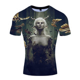 2019 New Avengers 4 Armor Men Compression shirt Cosplay T shirts 3D Fitness Captain Marvel tee shirt Tight Punisher shull shirt