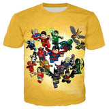Marvel Avengers 4 kids 3d tshirts Batman Spiderman child Girls t shirts Ironman Superman Captain America cosplay baby boy tees 2