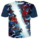 Marvel Avengers 4 kids 3d tshirts Batman Spiderman child Girls t shirts Ironman Superman Captain America cosplay baby boy tees 2