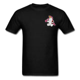 Rainbow Deadpool T-shirt Men Fitness T Shirt Cotton Black Tops Marvel Swordsman Tees Plus Size Anime Tees Hip Hop Street Tshirt