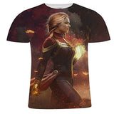 3D Marvel T Shirt Men Women Unisex Tee Shirts Summer Cool Design Iron Man Tees Couple Tops O Neck Short Sleeve Tshirt S-5XL