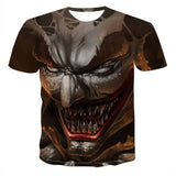 New arrive popular marvel movie venom t shirt men women 3D print fashion short sleeve tshirt streetwear casual summer tops S-6XL