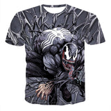 New arrive popular marvel movie venom t shirt men women 3D print fashion short sleeve tshirt streetwear casual summer tops S-6XL