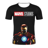 2019 Marvel Avengers 3 Iron Man 3D Print T-shirt Men/Women Superhero T shirt fitness Clothing Man's Tops Tee Plus size S-4XL