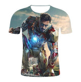 2019 Marvel Avengers 3 Iron Man 3D Print T-shirt Men/Women Superhero T shirt fitness Clothing Man's Tops Tee Plus size S-4XL