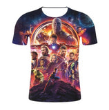 2019 Marvel Avengers 3 Iron Man 3D Print T-shirt Men/Women Superhero T shirt fitness Clothing Man's Tops Tee Plus size S-4XL