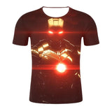 2019 Marvel Avengers 3 Iron Man 3D Print T-shirt Men/Women Superhero T shirt fitness Clothing Man's Tops Tee Plus size S-4XL