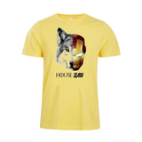 Marvel Avengers Iron man grey wolf HOUSE STARK tshirt cool design boyfriend gift friend present full cotton tshirt